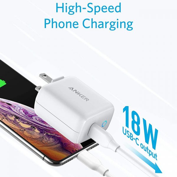 Anker PowerPort PD 1 USB Type-C High Speed Wall Charger price in sri lanka - cyberdeals.lk
