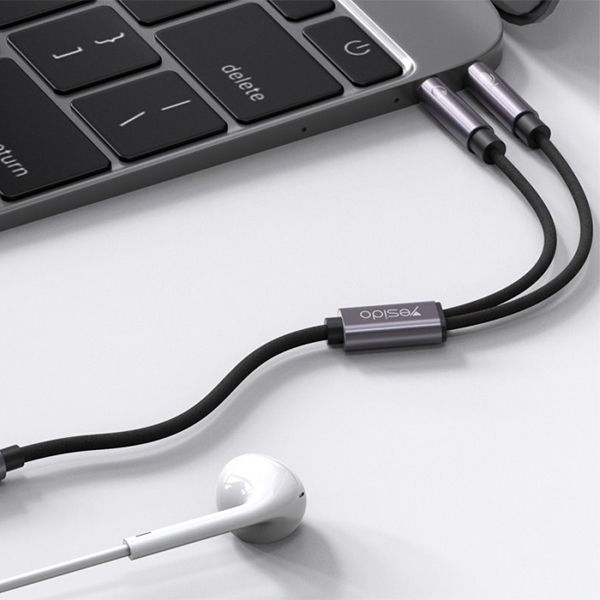 3.5mm Headset Splitter Cable is perfectly designed to connect your headsets which have a separate headphoneCTIA and microphoneTRS jack to a PC laptop or tablet 02