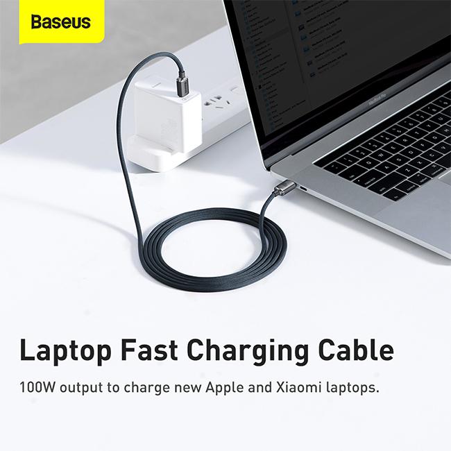 Baseus Crystal Series 100W Fast Charging Type C to Type C Cable 2