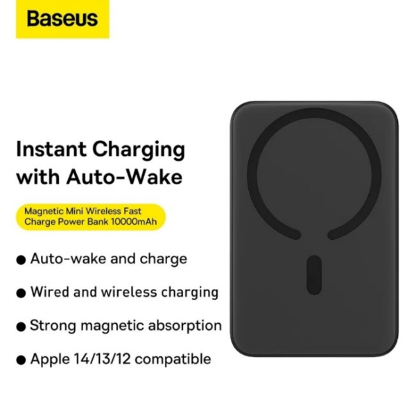 Baseus Magnetic Mini 30W 10000mAh Wireless Fast Charge Power Bank