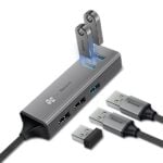 Baseus Cube USB3.0 To USB3.0x3 USB2.0 X2 Hub Adapter 1