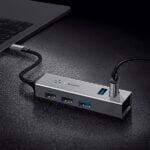 Baseus Cube USB3.0 To USB3.0x3 USB2.0 X2 Hub Adapter 3