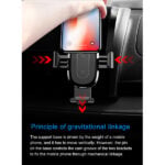 Baseus Gravity Car Mount Wireless Car Charger 6