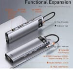 Baseus Metal Gleam Series 11 In 1 Multifunctional Type C Hub 2
