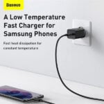 Baseus Super Si 1C 25W US Quick Charger With Type C Cable 5