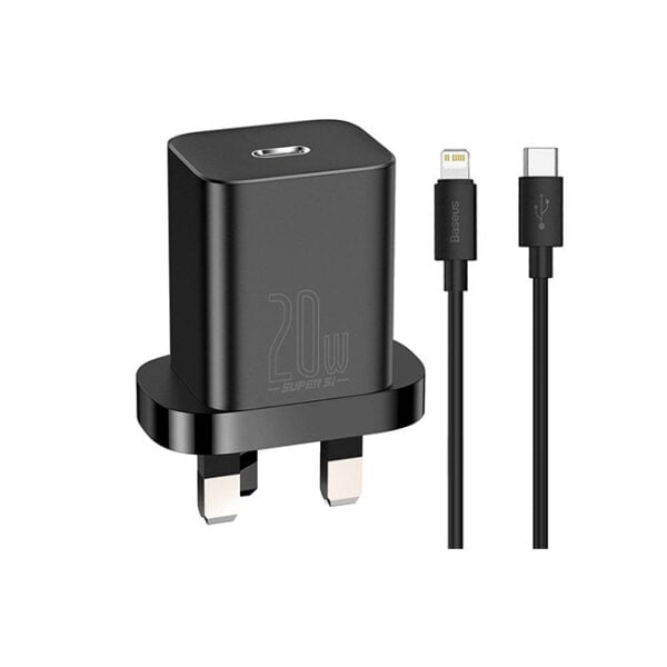 Baseus Super Si 20W 3 Pin Quick Charger With Cable