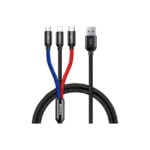 Baseus Three Primary Colors 3 In 1 Cable