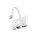 Coteetci 33014 USB C To USB C RJ45 Ethernet USB Adapter