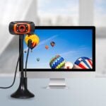 Drive Free USB Webcam With Microphone Fill Light Lamp 4