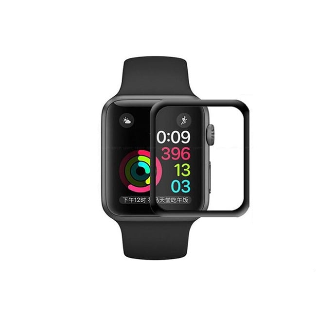 GREEN 3D Full Tempered Glass For Apple Watch Series 3 40mm 1