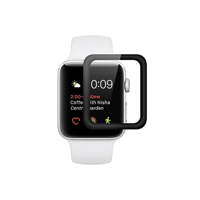 GREEN 3D Full Tempered Glass For Apple Watch Series 3 42mm