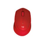 LOGITECH M331 SILENT PLUS RED MOUSE 01