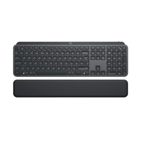 Logitech MX Keys Illuminated Wireless Keyboard With Palm Rest