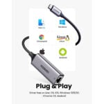 UGREEN 50737 USB C To Ethernet Gigabit Adapter 4