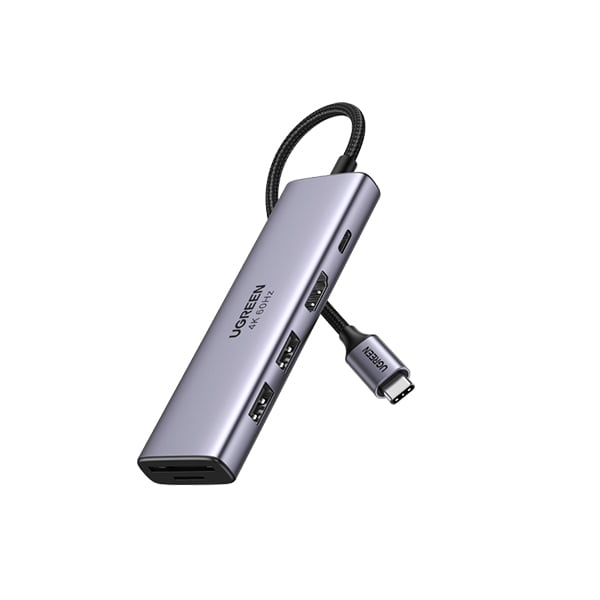 UGREEN 60384 6 In 1 USB 3.0 PD 100W Hub Multifunction Adapter