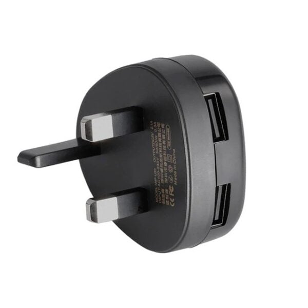 WK Design Kennedy Travel Charger With Cable Black