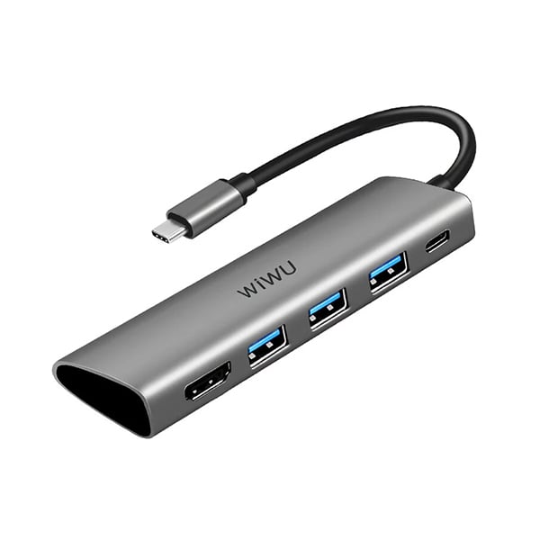 WiWU-Alpha-5-in-1-Type-C-Hub-Adapter-1.jpg WiWU Alpha 5 In 1 Type C Hub Adapter 1