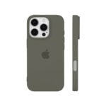 Silicone Case Iphone 16pro Green