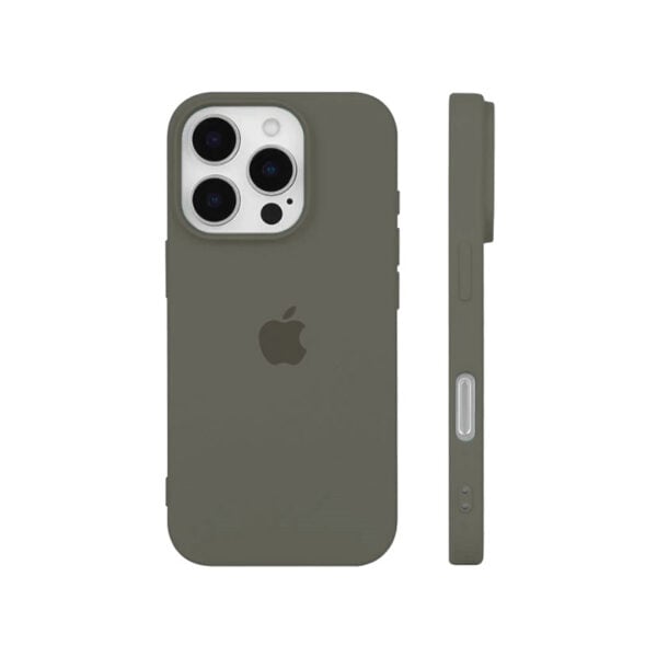 Silicone Case Iphone 16pro Green
