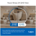 TP-Link Tapo C220 Pan/Tilt Smart AI 2K 4MP QHD 1440p Home Security Wi-Fi Camera