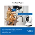TP-Link Tapo C220 Pan/Tilt Smart AI 2K 4MP QHD 1440p Home Security Wi-Fi Camera