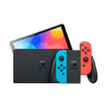 Nintendo Switch - OLED Model blue red neon