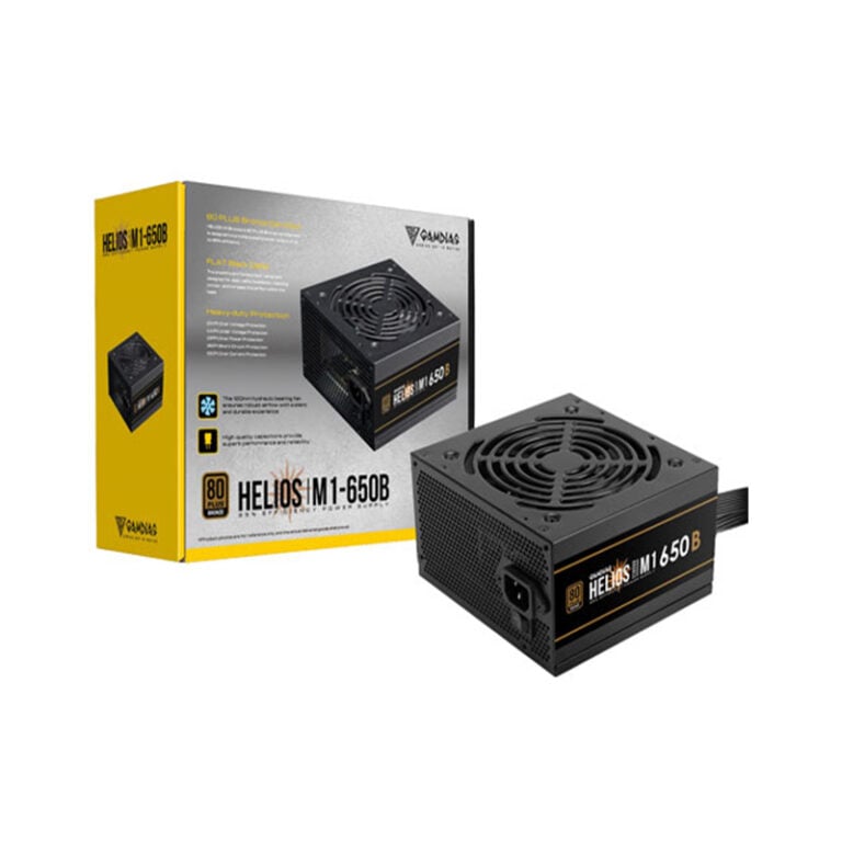 Gamdias Helios M1-650B 650W 80 Plus Bronze Certified Power Supply