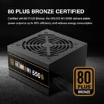 Gamdias Helios M1-550B 550W 80 Plus Bronze Certified Power Supply