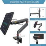 NB North Bayou G40 Full Motion Single Monitor Mount