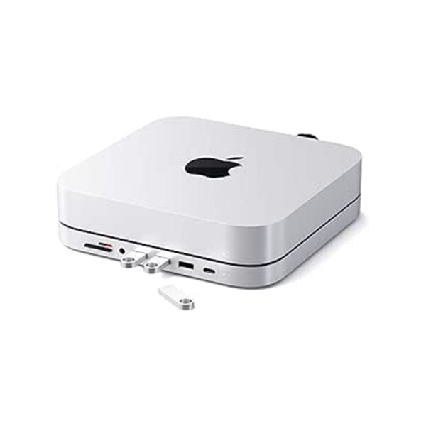 Satechi ST ABHFM Type C Aluminum Stand Hub For Mac Mini