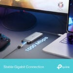 TP-Link UH6120C USB Type-C to 4K@60Hz HDMI, 1 Gbps Ethernet Port, 100W PD, 1× USB-C Data Ports, 2× USB-A Data Ports 6-Port Hub Adapter