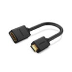 UGREEN 20137 Mini HDMI Male To HDMI Female Adapter 22cm Cable1