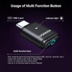 UGREEN 45008 Type-C Bluetooth Transmitter Audio Adapter