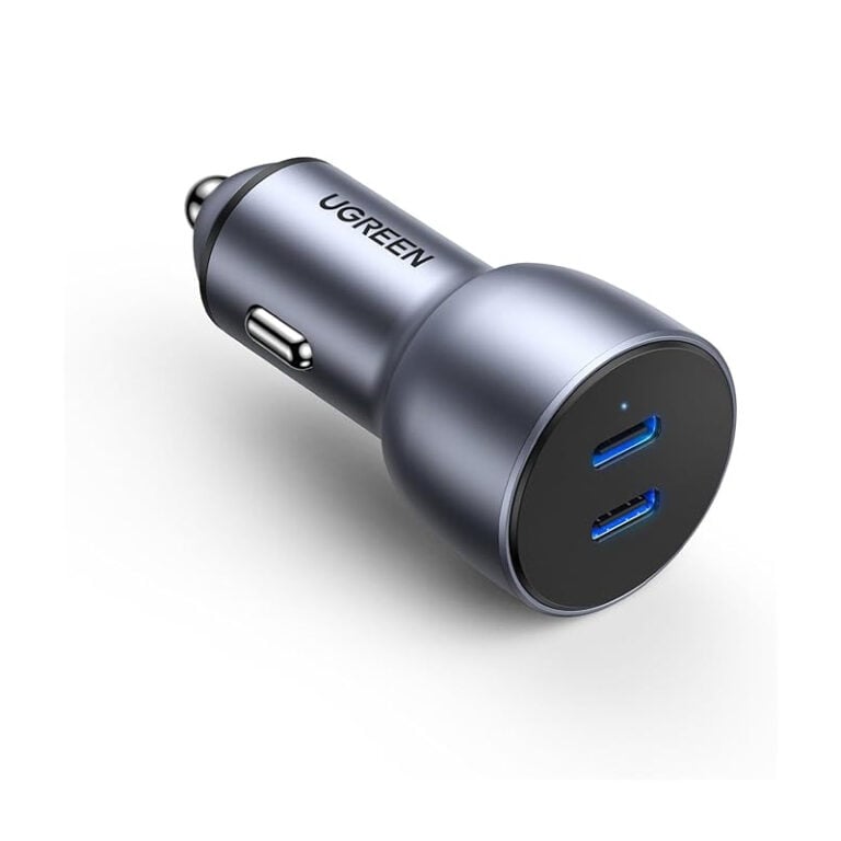 UGREEN 70594 50W Dual USB C PD Fast Car Charger