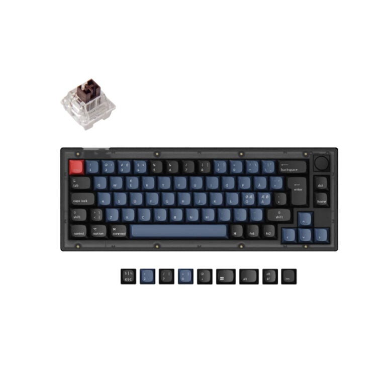 V2 QMK Custom Mechanical Keyboard ISO Layout Collection 1