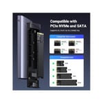 UGREEN 15512 M2 NVMe/SATA SSD Enclosure - Image 2