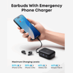 Anker Soundcore P41i True-Wireless Noise Cancelling Earbuds with Built-in USB-C Cable and Portable Phone Charger - Image 5
