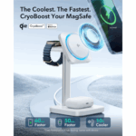 ESR Qi2 3-in-1 (HaloLock) Wireless Charging Station with CryoBoost - Image 3