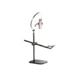 RTAKO ZJ-FP02 Kit Overheard Phone Mount 55cm with Phone Clamp And Ring Light