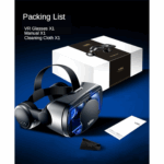 VRG VR Virtual Reality Box for Smartphones with Built-in Headphones - Image 7