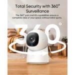 Eufy C220 T8W11 2K Wired Indoor Camera with 360 Pan and Tilt - Image 3