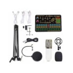 Multifunctional Live SK500 Sound Card and BM800 Suspension Microphone Set for Broadcasting and Recording Podcasts - Image 2