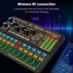 Multifunctional Live SK500 Sound Card and BM800 Suspension Microphone Set for Broadcasting and Recording Podcasts - Image 3