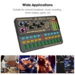 Multifunctional Live SK500 Sound Card and BM800 Suspension Microphone Set for Broadcasting and Recording Podcasts - Image 4