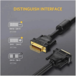 UGREEN 11606 DVI-D 24+1 Dual Link Male to Male Digital 1.5M Video Cable - Image 2