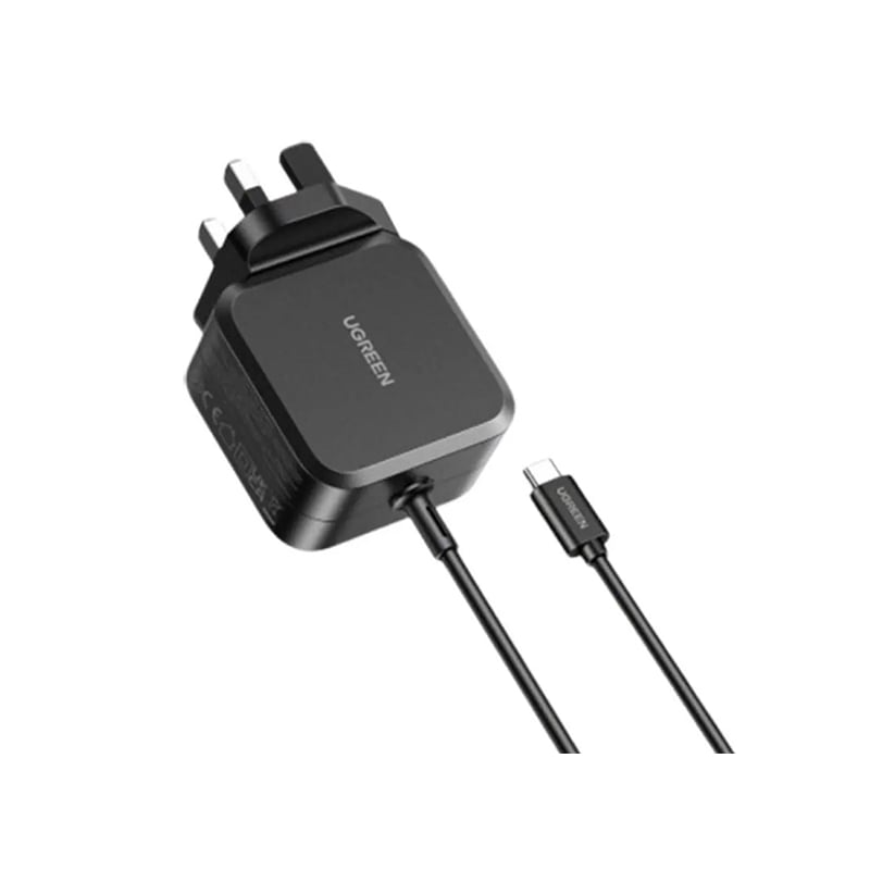 UGREEN-35063 UGREEN 35063 x377 67W Type-C Laptop Power Adapter with Changeable 3xDC Laptop Power Adapters for Lenovo/HP/Acer Laptops - Image 1