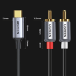 UGREEN 20193 USB Type-C to 2RCA Male 1.5M Audio Cable - Image 2