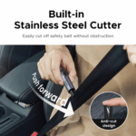 UGREEN 35347 Car Window Breaker & Seatbelt Cutter - Image 4