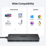 UGREEN 35574 4-Port USB 3.0 5Gbps Hub Adapter - Image 4