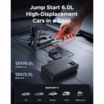 UGREEN 35977 600A 12000mAh Car Jump Starter for 12V Vehicles 6.0L Gasoline/3.5L Diesel Engines with Built-in Power Bank and Flashlight - Image 4